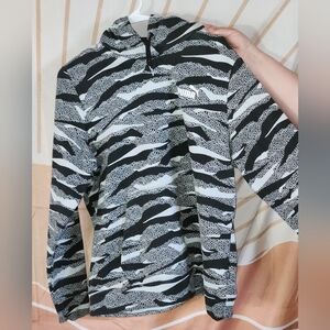 Puma Zebra Patterned Hoodie Kids XL NWOT